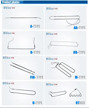 Buz Çözme Isıtıcıları Isıtıcı Element Elemanları Evaporatör